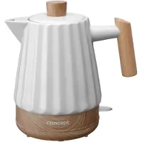 Concept - Waterkoker - keramisch - 1500W - 1,5L - wit - RK0090