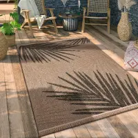 Paco Home Buitentapijt, weerbestendig en duurzaam. Moderne uitstraling van jute en sisal. Geschikt voor terras en balkon. Afmetingen: 80x150 cm