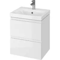 Cersanit Moduo - Kast met wastafel, 57x49x40 cm, 2 laden, wit S801-230-DSM