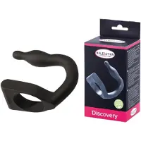 Malesation - Discovery Cockring met plug - Zwart