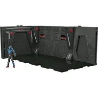 Hasbro Star Wars: The Mandalorian Vintage Collection, Moff Gideon's Imperiale Lichtcruiser, gang met Mandalorian Privateer actiefiguur, 10 cm