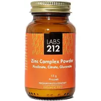 Labs212 Zinc Complex Powder Picolinate, Citrate, Gluconate 15g BI6347