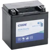 Exide AGM Ready AGM12-16 / YTX16-BS accu (12V, 16Ah, 200A)