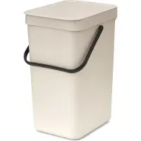 Brabantia Sort & Go afvalbak 12 liter Zacht beige