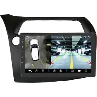 Happiq Autoradio bluetooth met camera - Carplay - Voor Honda Civic Hatchback (2005-2011) - Geschikt voor Apple en Android - Stereo - Navigatie - Navigatiesysteem auto