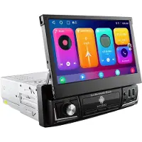 Happiq Autoradio met bluetooth - Carplay - Voor universele auto’s - Geschikt voor Apple en Android - Stereo - Navigatie - Navigatiesysteem auto - 7"