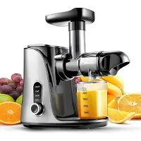 Happyment Slowjuicer PRO - Sapcentrifuge Met Led Display - Grijs - 500ml - Anti Slip