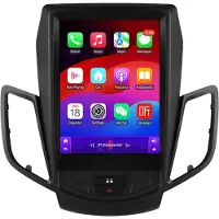 Happiq Autoradio met bluetooth - Carplay - Voor Ford Fiesta (2009-2016) - Geschikt voor Apple en Android - Stereo - Navigatie - Navigatiesysteem auto - 2GB 32GB