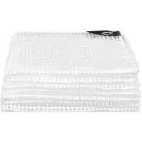 Happyment Waterdicht Zeildoek - Transparant - Voor Tuinmeubilair, Trampolines & Brandhout - Scheurbestendig & UV-bestendig - Color: Clear-4x5m