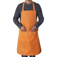 Gadgetpoint - Schort - Kookschort - Koken & Knutselen - Verfschort - Verven - One Size (Maximale omtrek 100cm) - Oranje