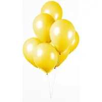 Partyxplosion 25 Ballonnen Geel, 30 cm , 100% biologisch afbreekbare Ballonnen, Helium geschikt, Pasen, Verjaardag, Feest.