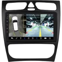 Happiq Autoradio bluetooth met camera - Carplay - Voor Mercedes Benz C Klasse & CLK Klasse (W203, W209, S203, A209, W168) - Intelligente Systemen met CarPlay, Android Auto en GPS - Auto Multimedia