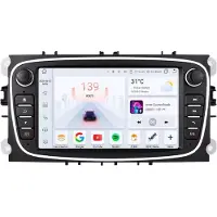 Happiq Autoradio met bluetooth - Carplay - Voor Ford Focus, S-Max, Mondeo, Galaxy, C-Max, Kuga - Geschikt voor Apple en Android - Stereo - Navigatie - Navigatiesysteem auto - 6GB 64GB - 7"
