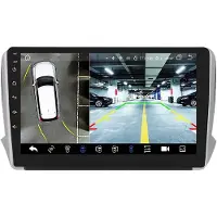 Happiq Autoradio bluetooth met camera - Carplay - Voor Peugeot 2008 & 208 (2014-2018) - Geschikt voor Apple en Android - Stereo - Navigatie - Navigatiesysteem auto