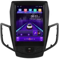 Happiq Autoradio met bluetooth - Carplay - Voor Ford Fiesta (2009-2016) - Geschikt voor Apple en Android - Stereo - Navigatie - Navigatiesysteem auto - 1GB 16GB