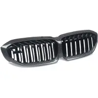 Happiq Voorbumper grille Notro - Carbon Fiber Look - Auto accessoires - Voor BMW 3 Serie G20 Saloon & G21 Estate (2019-2021)