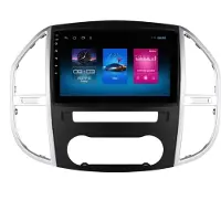 Happiq Autoradio met bluetooth - Carplay - Voor Mercedes Benz Vito W447 (2014-2021) - Geschikt voor Apple en Android - Stereo - Navigatie - Navigatiesysteem auto - 1GB 16GB