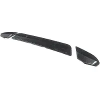 Happiq Voorbumper Lip Kinetron - Voorbumper Spoiler Lip - Voor BMW X3M F97/X4M F98 (2019-2022) - Gloss Zwart/Koolstofvezel Look - Auto accessoires