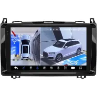 Happiq Autoradio met bluetooth - Carplay - Voor Mercedes Benz B200 / Sprinter W906 / Viano / Vito W639 - Geschikt voor Apple en Android - Stereo - Navigatie - Navigatiesysteem auto
