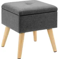 OEM Hoogwaardige houten standaard - modern design - lichtgrijze kleur - 32x36,5 cm