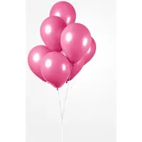 Partyxplosion 25 Ballonnen Pink Roze, 30 cm , 100% biologisch afbreekbare Ballonnen, Helium geschikt, Verjaardag, Feest, Sweet Sixteen,