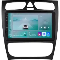 Happiq Autoradio met bluetooth - Carplay - Voor Mercedes-Benz C-Klasse / CLK-Klasse (W203 / W209 / S203 / A209 / W168) - Geschikt voor Apple en Android - Stereo - Navigatie - Navigatiesysteem auto - 1GB 32GB