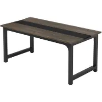Happiq Bureau Orvion - 160cm - Grijs - Computerbureau - Voor thuis of werk