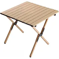 Happiq Buiten klaptafel - Campingtafel - Vouwtafel - Voor picknick, kamperen & BBQ - Draagbare campingtafel met draagtas - Lichtgewicht inklapbaar