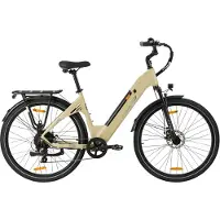 TTGO C3 SE elektrische fiets, 28-inch, aluminium frame, 36V 18AH accu, Shimano 7-versnellingen, maximale actieradius 80-120 km, kleur: geel