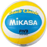 MIKASA - "Beach Classic" Volleybalset PP7719 (5) (Geel)