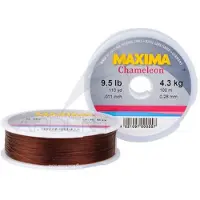 Maxima Chameleon Nylonlijn 100 meter - sterke en onzichtbare vislijn van met hoge slijtvastheid 0.40MM / 18LB