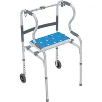 ACXIN Opvouwbare Rollator - Ergonomische Greep - 76–94 cm - Wit