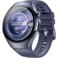 Huawei WATCH 5 46mm Grijs-Paars / Composiet band/ Titanium van luchtvaartkwaliteit / X-TAP / eSIM bellen / GPS / ECG / Bluetooth 5.2 / Smartwatch / Compatibel met iOS en Android