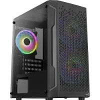 Aerocool ACCS-PV32033.11, Mini Trinity v2, zwart, MicroATX/MiniITX