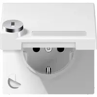 JUNG LS 1520, wandcontactdoos, type F, wit (LS1520NAKLSLWW)