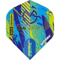 Winmau Prism Delta MVG Design Blue/Green - Dart Flights