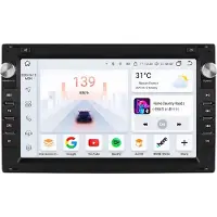 Happiq Autoradio met bluetooth - Carplay - Voor VW Golf 4, Passat, Polo, Transporter T5, Multivan, Seat Jetta - Geschikt voor Apple en Android - Stereo - Navigatie - Navigatiesysteem auto - 6GB 64GB - 7"