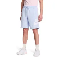 Nike Club Alumni Korte Broeken Heren - Blauw - Maat M - Katoen French Terry