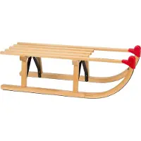 Schreuders Sport Houten Slee Davos - Traditionele 100 cm Slede - Beukenhout