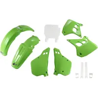 Ufo Kawasaki Kx 250 90-91 Kakit188f@999 Plastic Set
