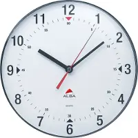 Alba HORCLAS Wandklok. HORCLAS, quartz uurwerk, zwart, diameter: 250 mm