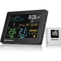 Bresser Weerstation - MeteoTemp Baro - Met Kleurendisplay - Voor Binnen en Buiten