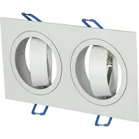 V-TAC VT-783SQ-WH LED-spots - Inbouwarmatuur - GU10 - IP20 - Wit - Modelnr: - VT-783SQ-WH