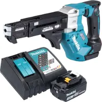 Makita DFR 552 RF1 accu-magazijnschroevendraaier 18 V 25 - 55 mm borstelloos + 1x accu 3.0 Ah + lader