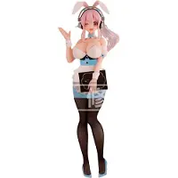 Furyu Super Sonico BiCute Bunnies PVC-beeldje, serveerster, lichtblauwe kleur, versie 2, 28 cm