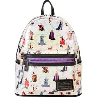 Loungefly - Disney Villains Mini Rugzak - Rugtas - Handbagage Backpack - Wit