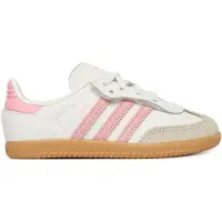 Adidas Sneakers 'Samba' stone grey / rosa / wit