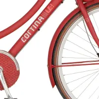 Cortina Bearing Co. spatbord voor 28 u4 true red matt