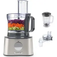 Kenwood MultiPro Compact FDM304SS keukenmachine Metallic, Foodprocessors, Grijs