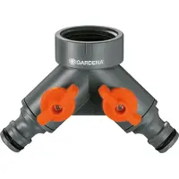 Gardena Sélecteur 2 circuits Pour robinet 265 mm G 3/4 et 21 mm 1/2 - 940-26